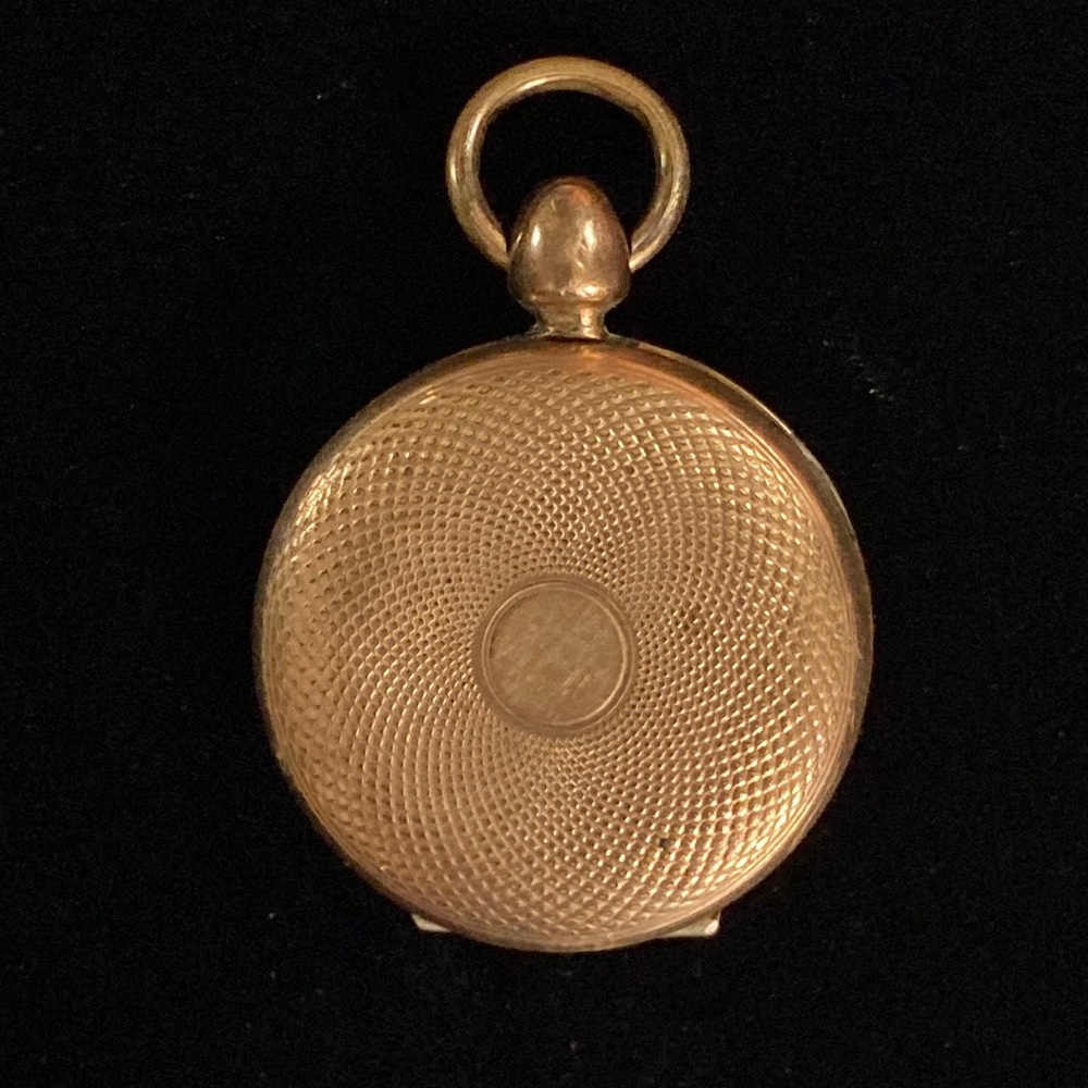 Antique Victorian Gold Filled Watch Fob Locket